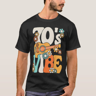 70s Vibe Funny 70s Retro Party Boho Hippie Peace S T-Shirt