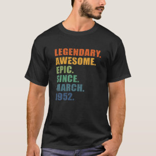 70Th Birthday, March 1952, Men T-Shirt