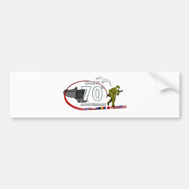 70th D-Day anniversary Autoaufkleber (Vorne)