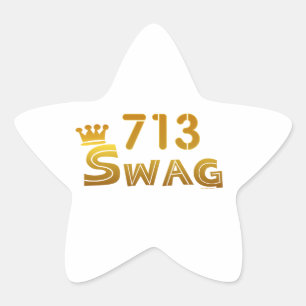 713 Texas Swag Stern-Aufkleber