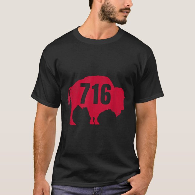 716 Area Code Buffalo New York BFLO WNY T-Shirt (Vorderseite)