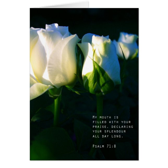 71:8 de psaume (Devant)