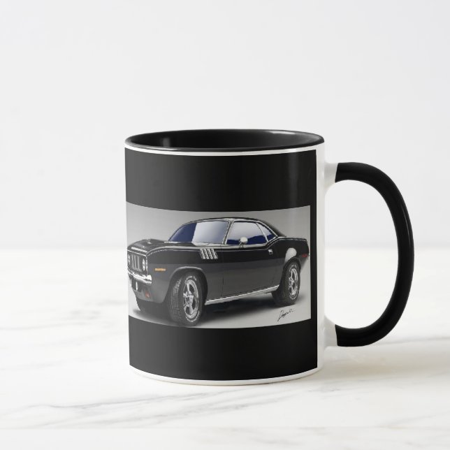 71 Barracuda-Muskel-Auto-Kaffee-Tasse Tasse (Rechts)