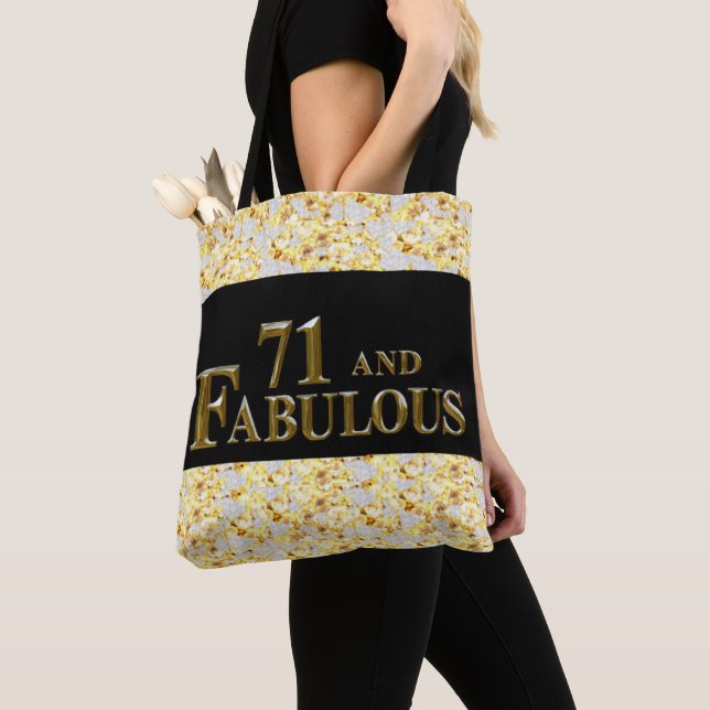 71. Geburtstag Tasche (Von Nahem)