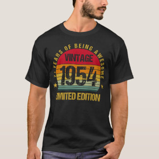 71 Jahre alt einundsiebzig 1954 71. Geburtstag Nie T-Shirt