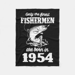 71 Jahre alter Fischfang Fischer 1954 71. Fischfan Fleecedecke