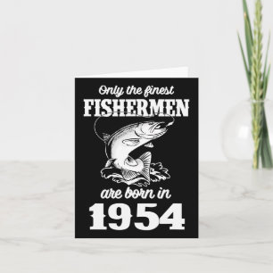 71 Jahre alter Fischfang Fischer 1954 71. Fischfan Karte