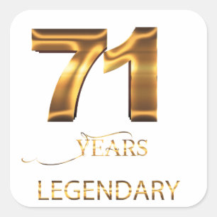 71 Jahre legendärer Aufkleber