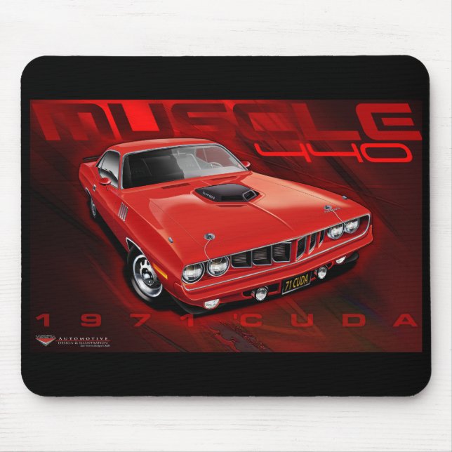71Cuda11x17-new Mousepad (Vorne)