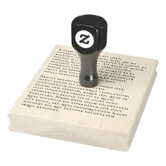 720 Zeichen. Benutzerdefinierter Textblock Gummistempel (Stempel)