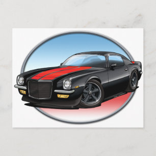 72 Black R Camaro.png Postkarte