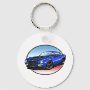 72 blaues B Camaro.png Schlüsselanhänger