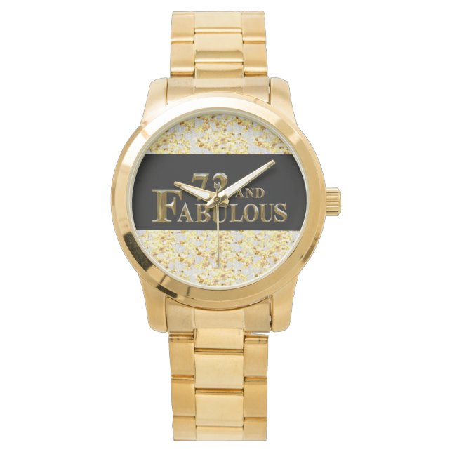 72. Geburtstag Armbanduhr (Vorderseite)