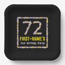 72. Geburtstag: Blumennummer, Individuelle Name, B