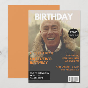 72. Geburtstag der Zeitschrift Schwarz-Weiß Einladung