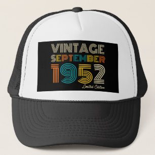 72. Geburtstag Vintag September 1972 Limited Edtn. Truckerkappe