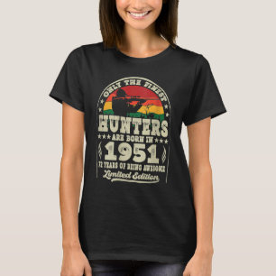 72 Jahre alte Hirschjagdjäger Vintag 1951 72. T-Shirt