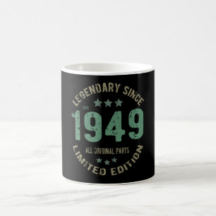 72 Jahre alter Tag Legend 72. Geburtstag Kaffeetasse