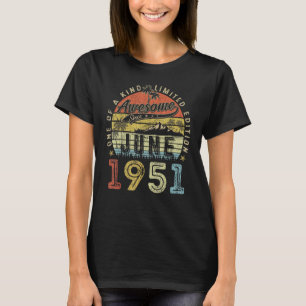 72 Jahre Phantastisch seit Juni 1951 72. Geburtsta T-Shirt
