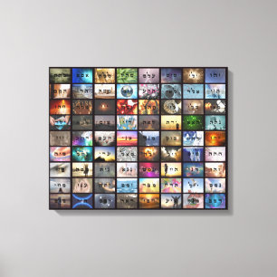 72 Noms de Dieu toile Imprimer