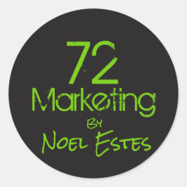 72logo marketing autocollant