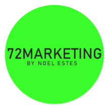 72Marketing kreisklebige Aufkleber Weihnachten Est