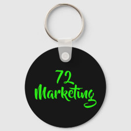 72Marketing rund Schlüsselanhänger