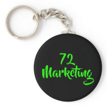 72Marketing rund Schlüsselanhänger