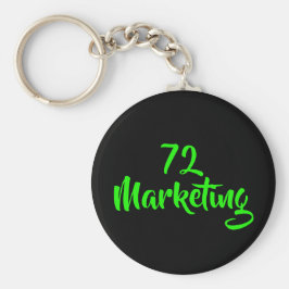 72Marketing rund Schlüsselanhänger