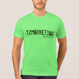 72signature marketing Jersey T-Shirt mens neon