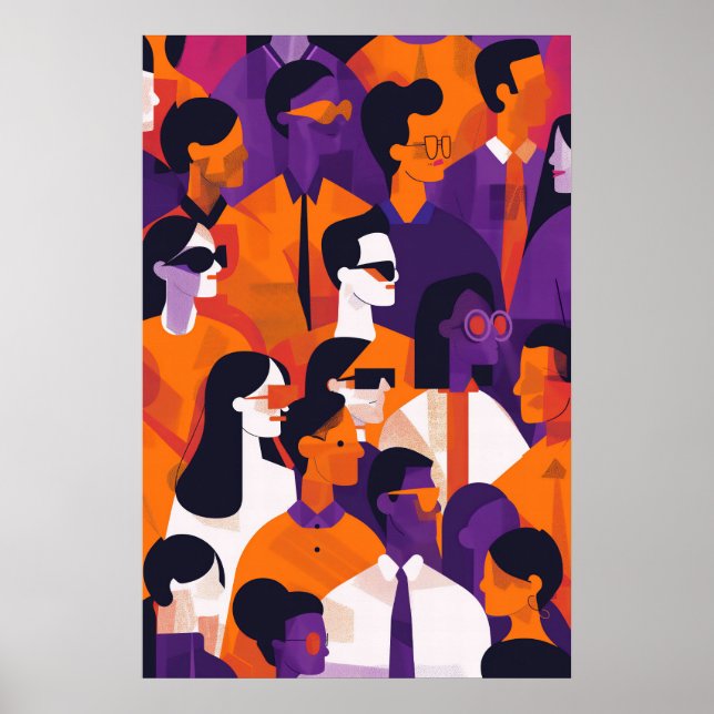 733 Mosaik-Alltagsheld Poster (Vorne)