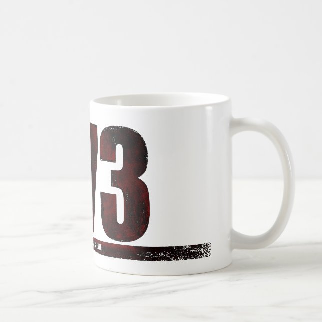 73 - die beste Zahl Kaffeetasse (Rechts)