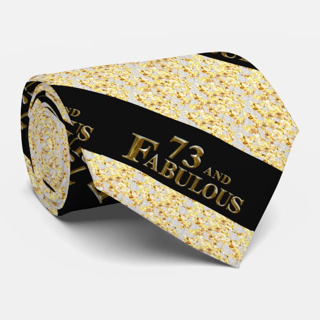 73. Geburtstag Krawatte (Gerollt)