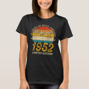 73 Jahre alt 1952 Retro Phantastisches 73. Geburts T-Shirt