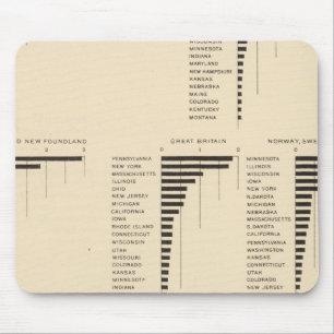 73 Staatsangehörige bestimmter Länder Mousepad
