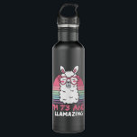 73rd Birthday Llamazing Llama 73 Year Old Birthday Edelstahlflasche<br><div class="desc">Retro Vintage Style Birthday Gift Design Perfect To Pair With Shorts,  Leggings Or Jeans For A Casual Yet Trendy Look. Humorous Funny Humor Birthday Gift Outfit For Family Member,  Loved One Or Yourself. Matches Loads Of Clothes. GET YOURS TODAY!</div>