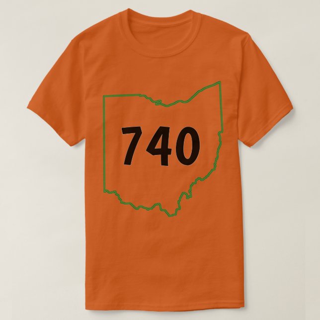740 Geschenk von Joe Burrow Ohio T-Shirt (Design vorne)