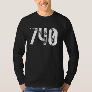 740 Vorwahl Newark OH Mobiltelefon Vorwahl T-Shirt