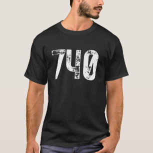 740 Vorwahl Newark OH Mobiltelefon Vorwahl T-Shirt