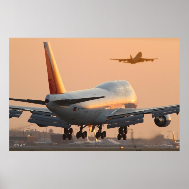747 FLUGGESELLSCHAFT POSTER (Vorne)