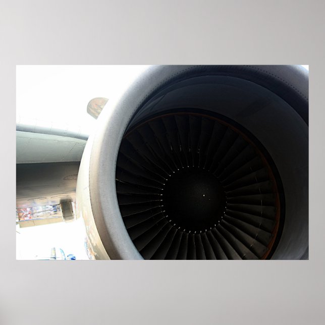 747 Motor Poster (Vorne)