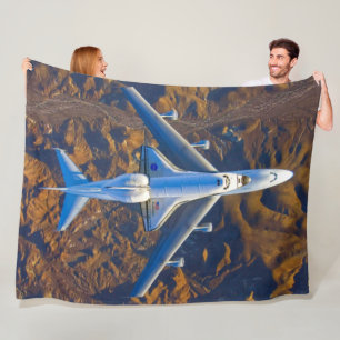 747 RAUMFAHRZEUGE FLEECEDECKE