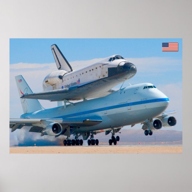747 Shuttle Carrier Aircraft Poster (Vorne)