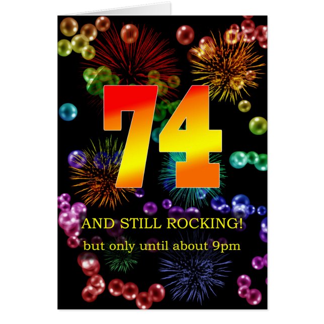 74. Geburtstag noch rocken (Vorne)