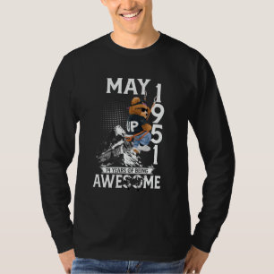 74. Geburtstagsbärenlegende Mai 1951 74 Jahre alt T-Shirt