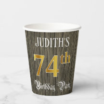 74. Geburtstagsparty - Imitate Gold & Imitate Wood