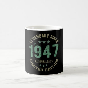 74 Jahre alter Tag Legende 74. Geburtstag Kaffeetasse