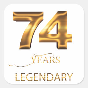 74 Jahre legendärer Aufkleber