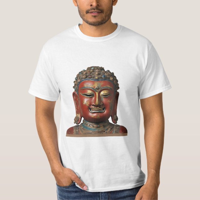 74 Palden Lhamo - T-shirt Masque Shaman Bouddhiste (Devant)