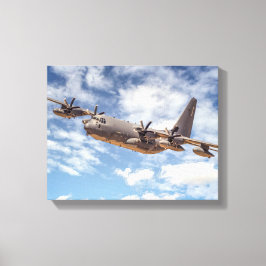 7574-C-130 Militärisches Flugzeug Leinwanddruck